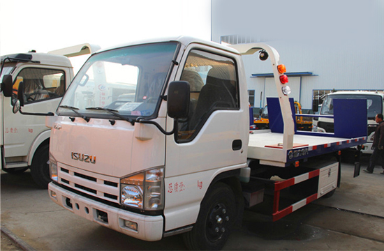 庆铃五十铃蓝牌平板清障车