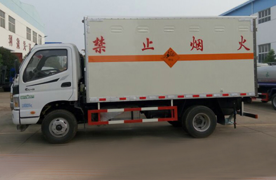 福田欧马可厢式气瓶运输车
