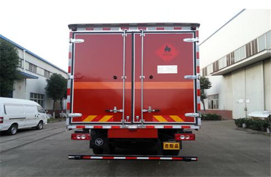 福田欧曼气瓶厢式运输车
